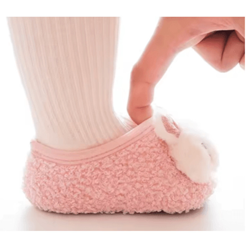 SnuggleBunny Plush Baby Floor Socks Soft NonSlip Toddler Slippers For Warmth And Comfort 2