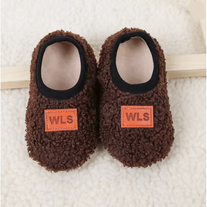 CozySteps Plush Baby Slippers Soft AntiSlip Toddler Floor Shoes For Warm Indoor Comfort 7