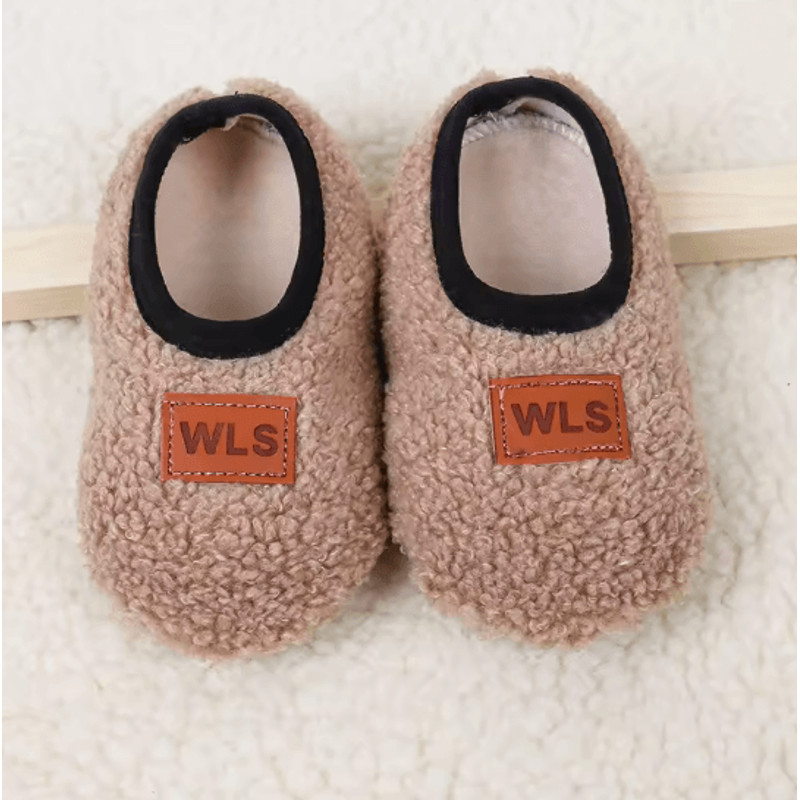 CozySteps Plush Baby Slippers Soft AntiSlip Toddler Floor Shoes For Warm Indoor Comfort 5