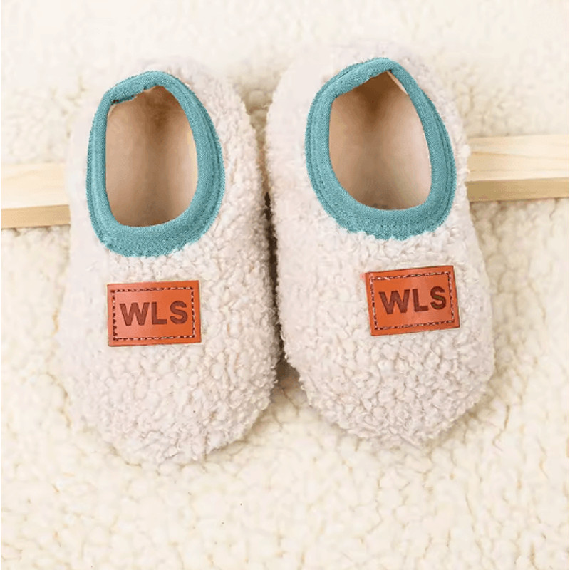 CozySteps Plush Baby Slippers Soft AntiSlip Toddler Floor Shoes For Warm Indoor Comfort 6