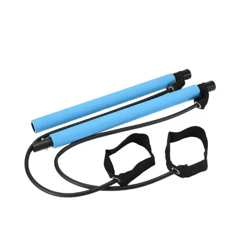 FlexCore Multifunctional Pilates Bar Portable Yoga Resistance Band And Full Body Toning Trainer 7