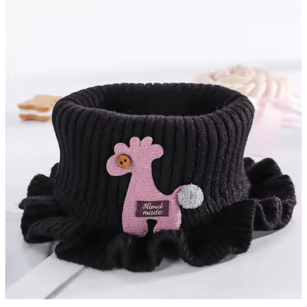 SnuggleGiraffe Knitted Baby Scarf Soft Winter Neck Warmer For Kids And Toddlers 4