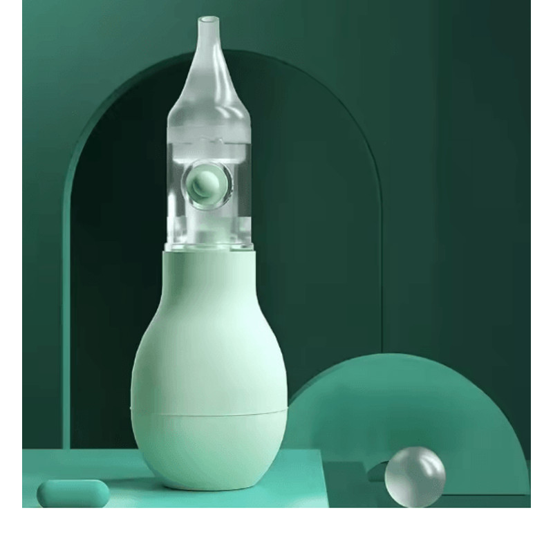 GentleBreathe Silicone Baby Nasal Aspirator Safe Infant Nose Cleaner And Congestion Relief Pump 5