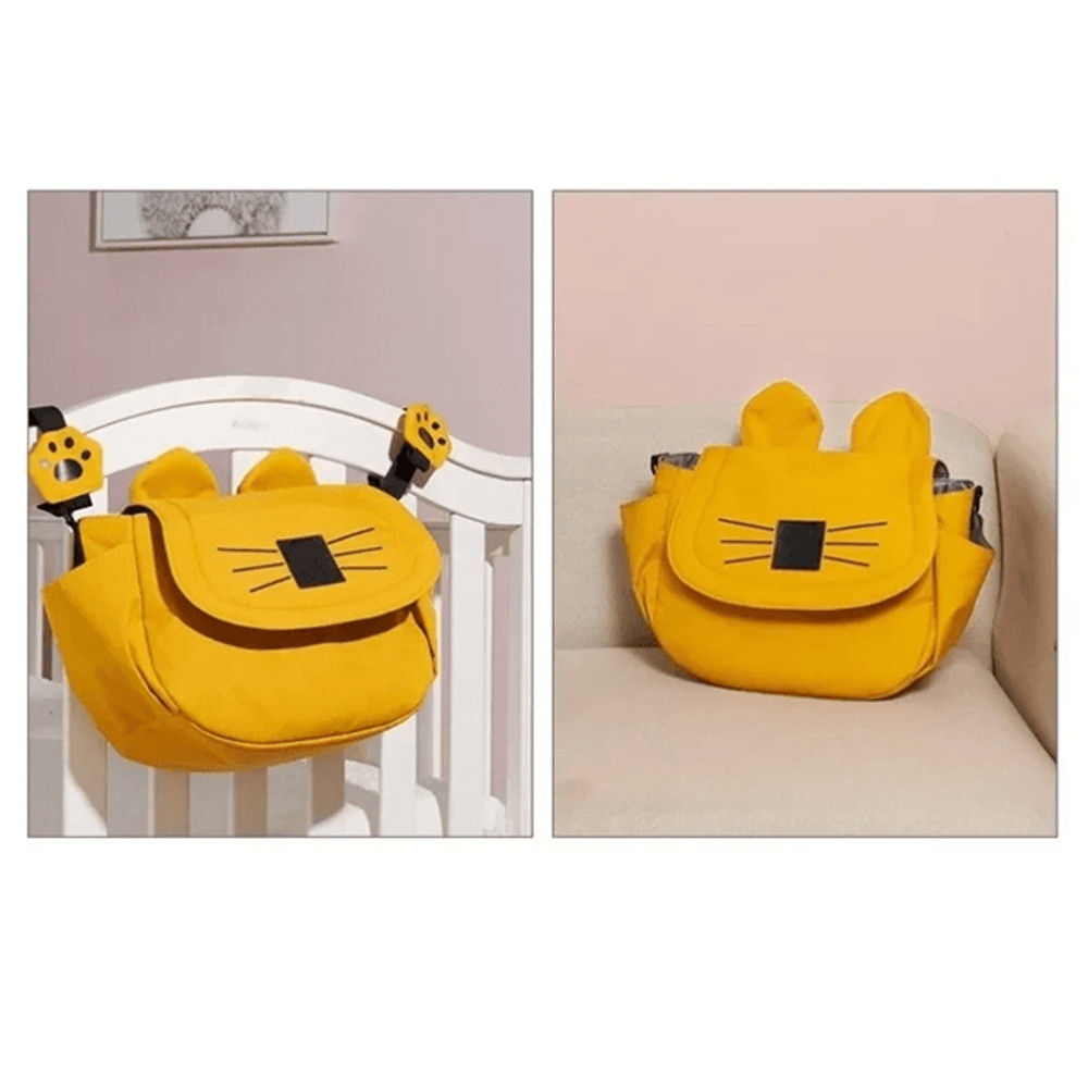 StrollEase Universal Baby Stroller Organizer Large Capacity Diaper Bag With Cup Holder And Adjusta 0