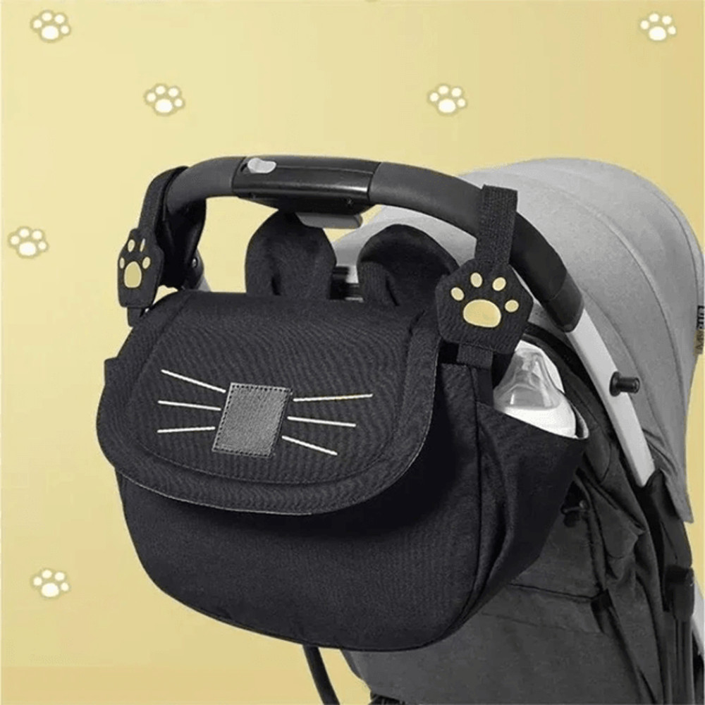 StrollEase Universal Baby Stroller Organizer Large Capacity Diaper Bag With Cup Holder And Adjusta 5