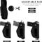 TactiFit Universal Concealed Carry Holster Right And Left Hand OWBIWB Gun Holster For Glock SW And 4
