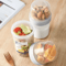 FreshGo Portable Yogurt And Salad Cup Set Leakproof Breakfast Container With Fork And Sauce Cup 0