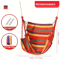 ComfySwing Portable Cotton Hammock Chair For Indoor And Outdoor Relaxation 2