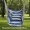 ComfySwing Portable Cotton Hammock Chair For Indoor And Outdoor Relaxation 4
