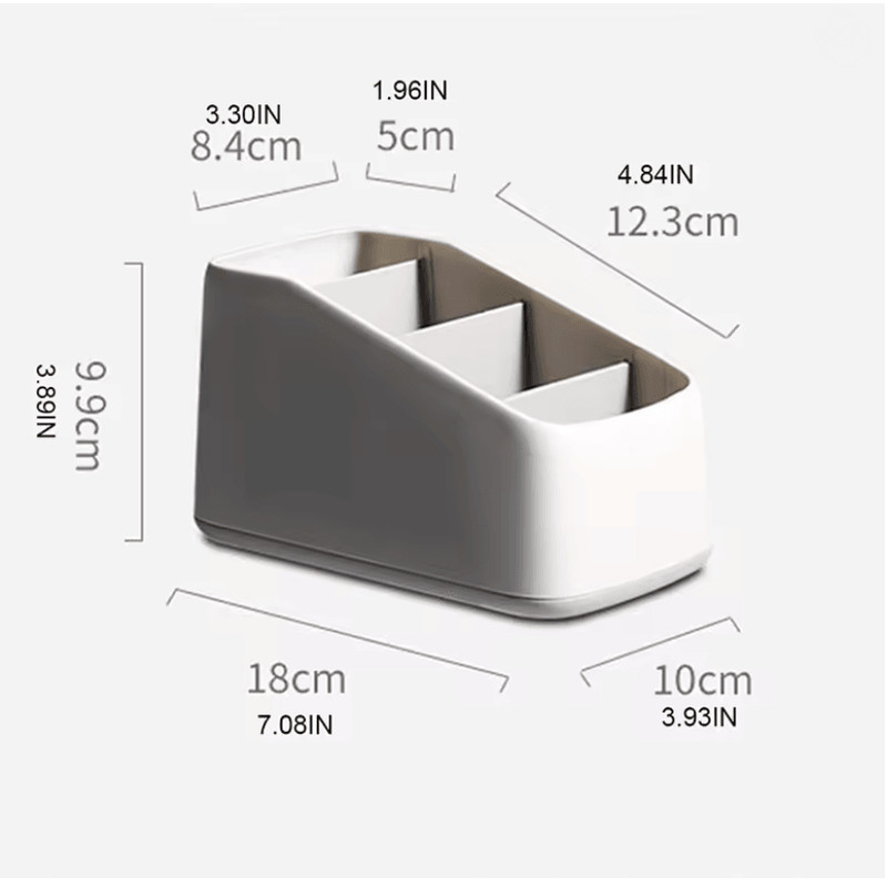 NeatSpace Remote Control And Desktop Organizer 4 Slot Storage Box For Home And Office 3