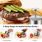 GrillMaster Non Stick Hamburger Patty Press And Burger Maker Mold For Perfect Patties 3