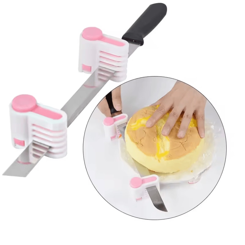 LayerEase Adjustable 5 Layer Bread And Cake Slicer Set For Effortless Precision Cutting 1