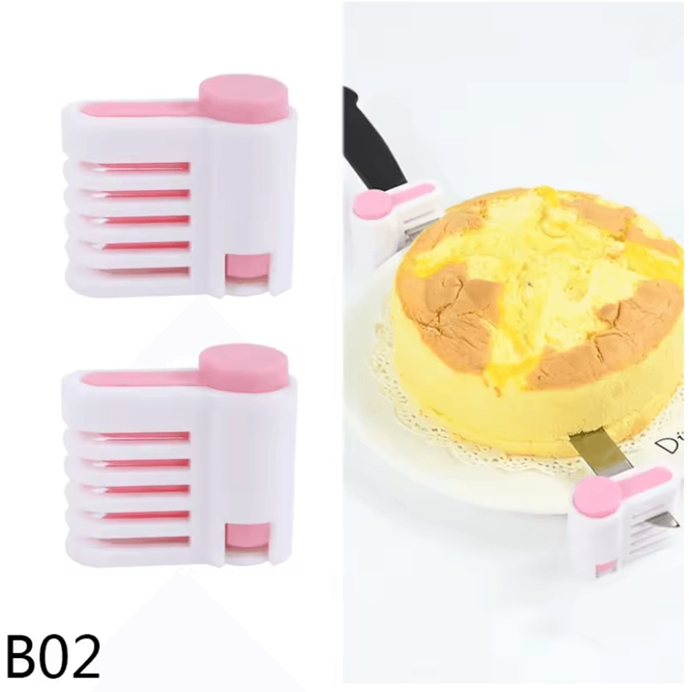 LayerEase Adjustable 5 Layer Bread And Cake Slicer Set For Effortless Precision Cutting 5