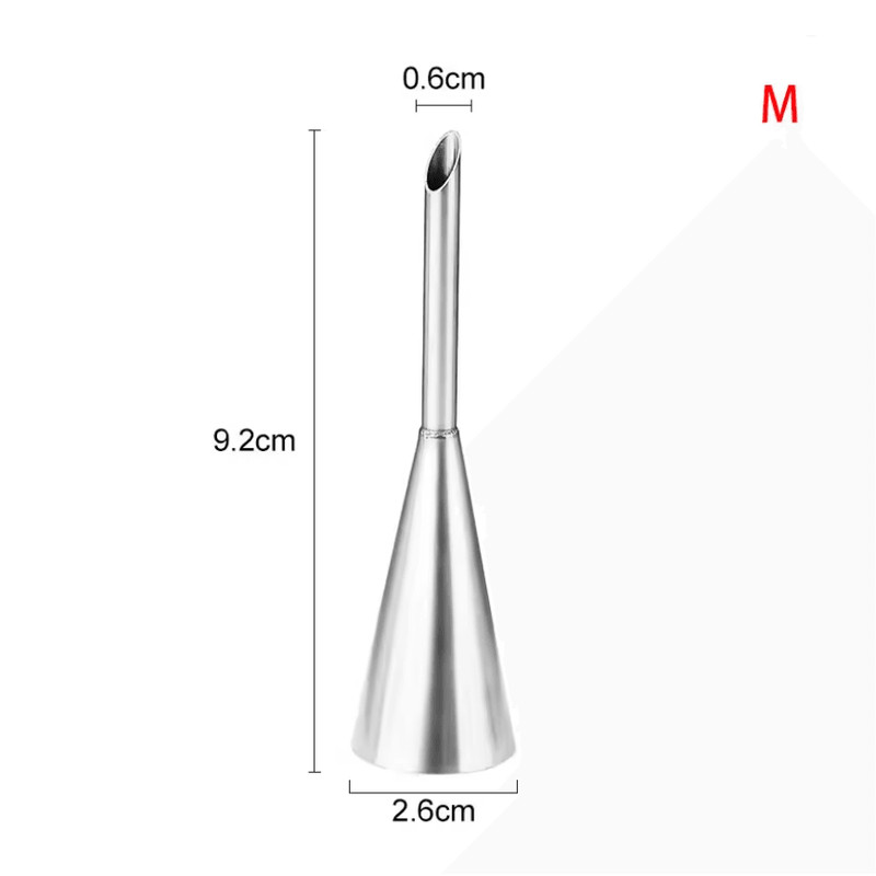 CremeCraft Stainless Steel Puff Nozzle Set For Cake And Pastry Decorating 3