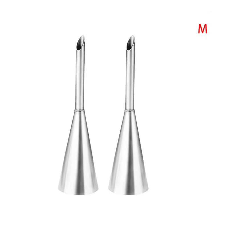 CremeCraft Stainless Steel Puff Nozzle Set For Cake And Pastry Decorating 7