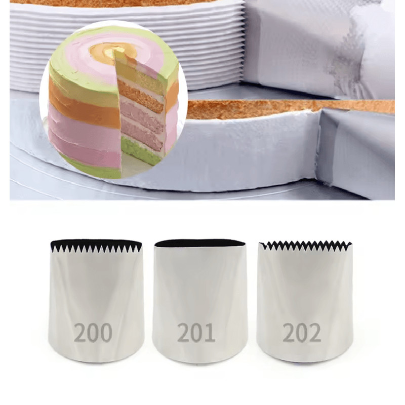 DecoTwist Double Sided Cream Nozzle Set For Professional Cake And Pastry Decorating 0