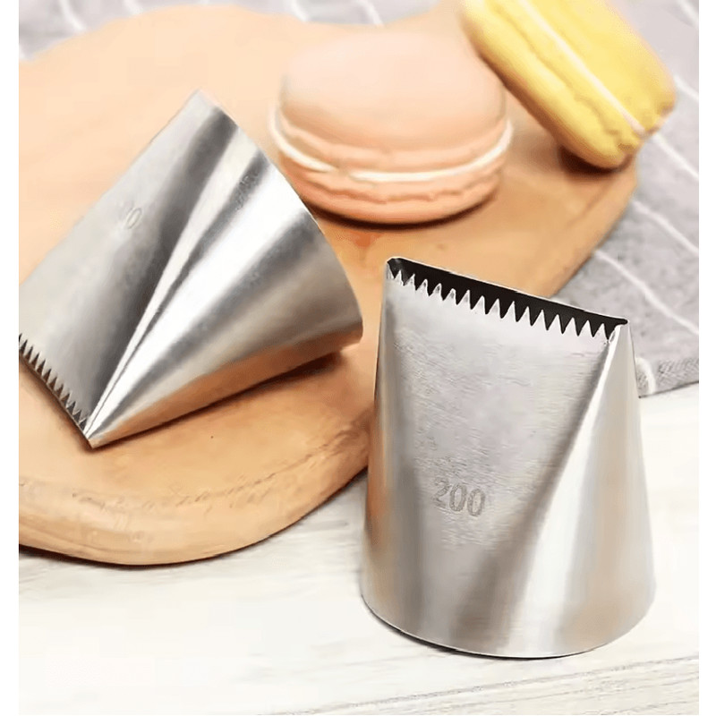 DecoTwist Double Sided Cream Nozzle Set For Professional Cake And Pastry Decorating 2