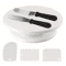 BakeEase 6 Piece Cake Turntable And Decorating Kit For Effortless Frosting And Design 4