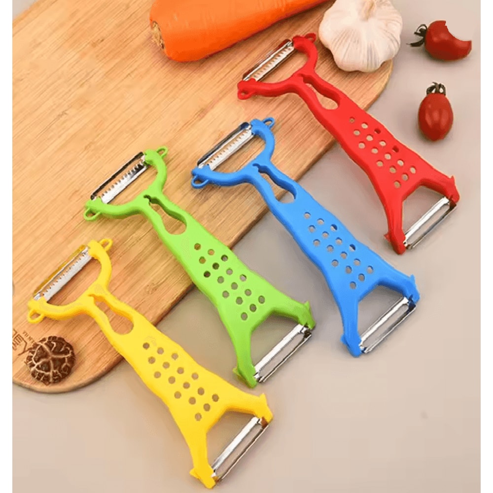 DualEdge Stainless Steel Vegetable And Fruit Peeler For Effortless Precision Prep 0