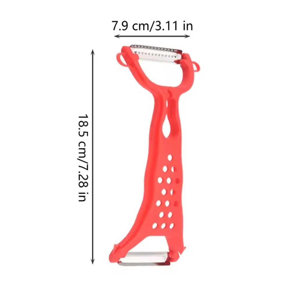 DualEdge Stainless Steel Vegetable And Fruit Peeler For Effortless Precision Prep 5
