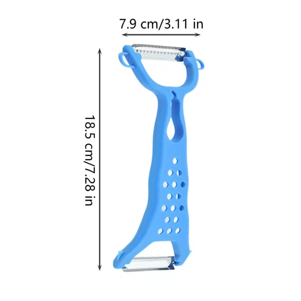 DualEdge Stainless Steel Vegetable And Fruit Peeler For Effortless Precision Prep 6