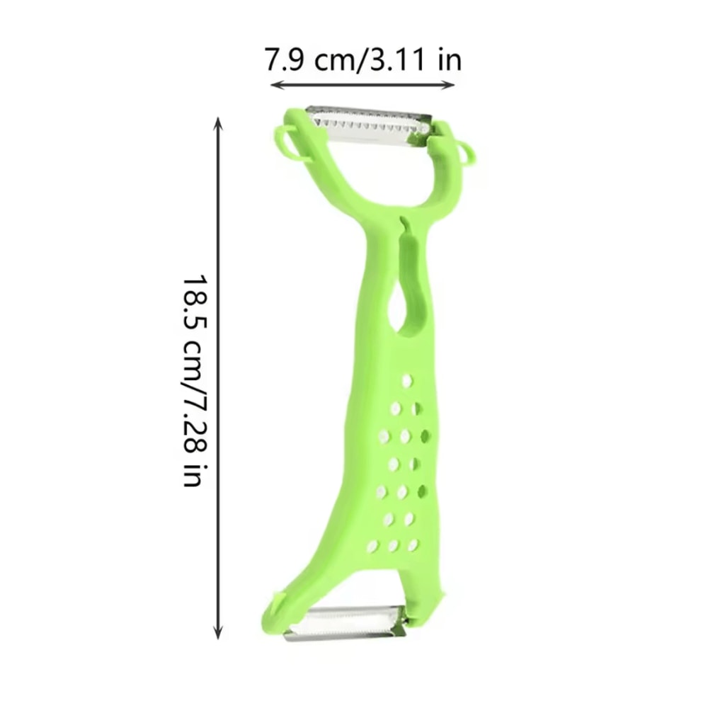 DualEdge Stainless Steel Vegetable And Fruit Peeler For Effortless Precision Prep 4