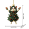 PurrJoy Christmas Cat Ornament For Tree Car And Holiday Decor 5