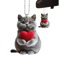 PawDrive Acrylic Cat Car Pendant For Fun And Stylish Vehicle Decoration 4