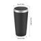 CarClean Mini Leakproof Trash Can Universal CupHolder Size Car Waste Bin 3