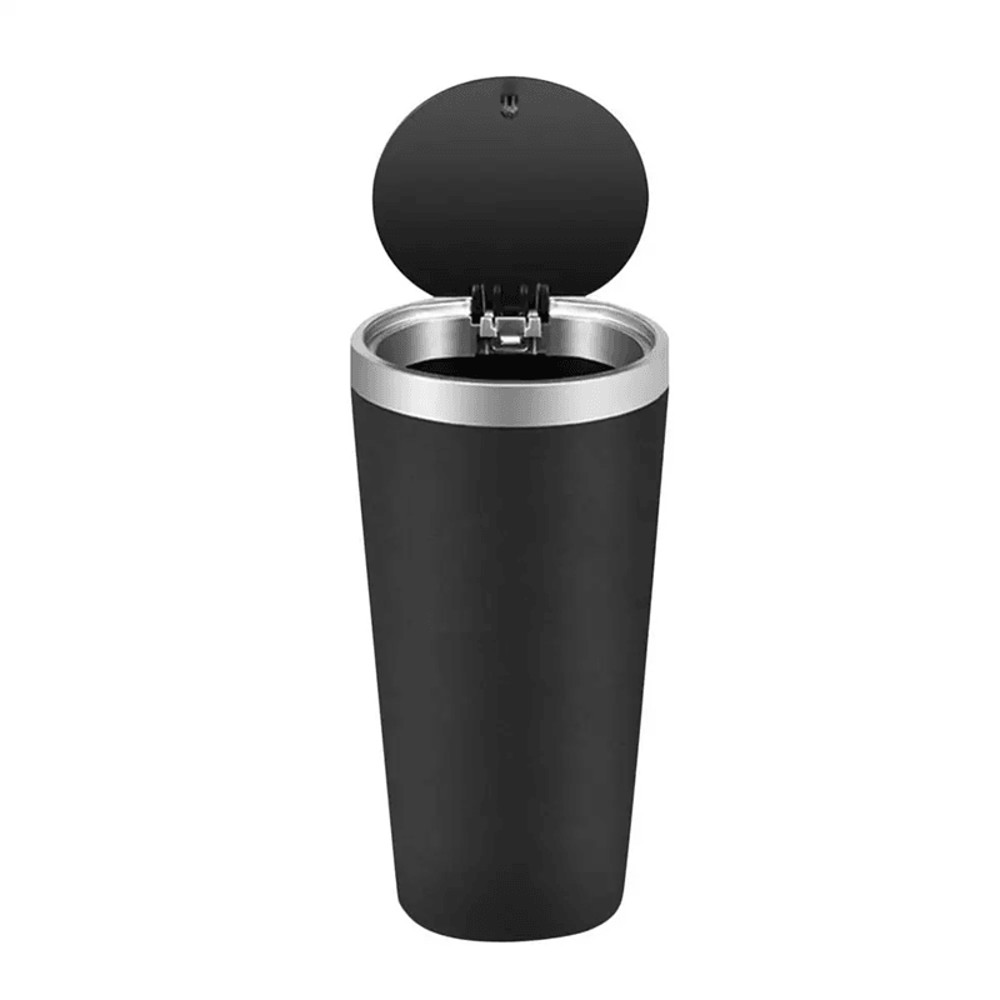 CarClean Mini Leakproof Trash Can Universal CupHolder Size Car Waste Bin 4