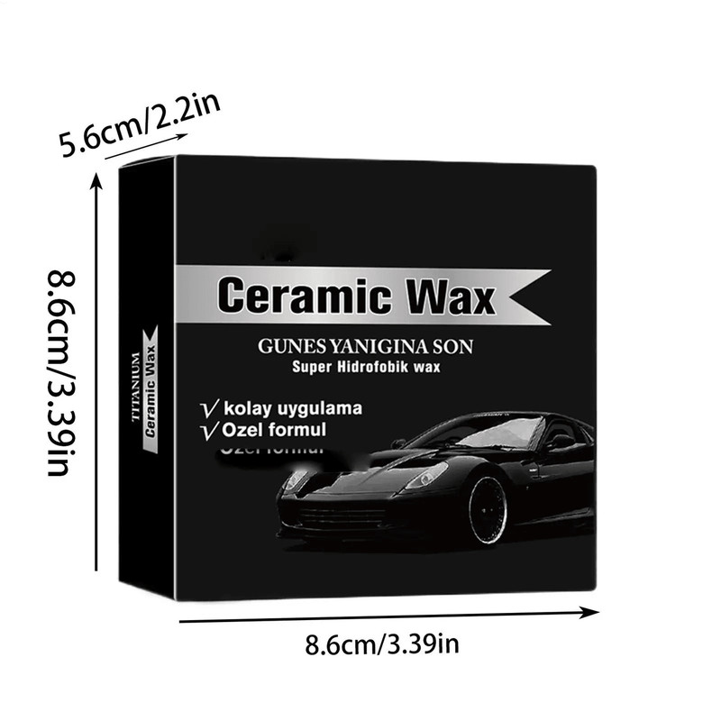 AutoShine Ceramic Wax Paint Restorer Paste Scratch Repair Car Polish 3