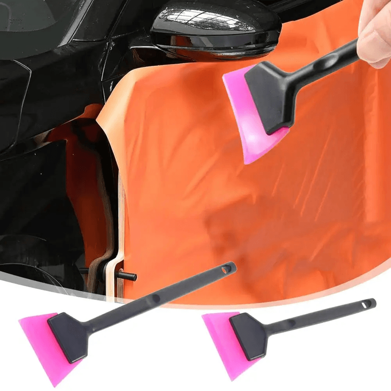 MiniEdge Car Window Tint And Mirror Squeegee Soft Rubber Blade Scraper For Corners And Windshields 1