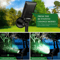 SolarGlow Garden Spotlight 2Pack Outdoor Solar Landscape Spotlight With Smart Light Control Water 1