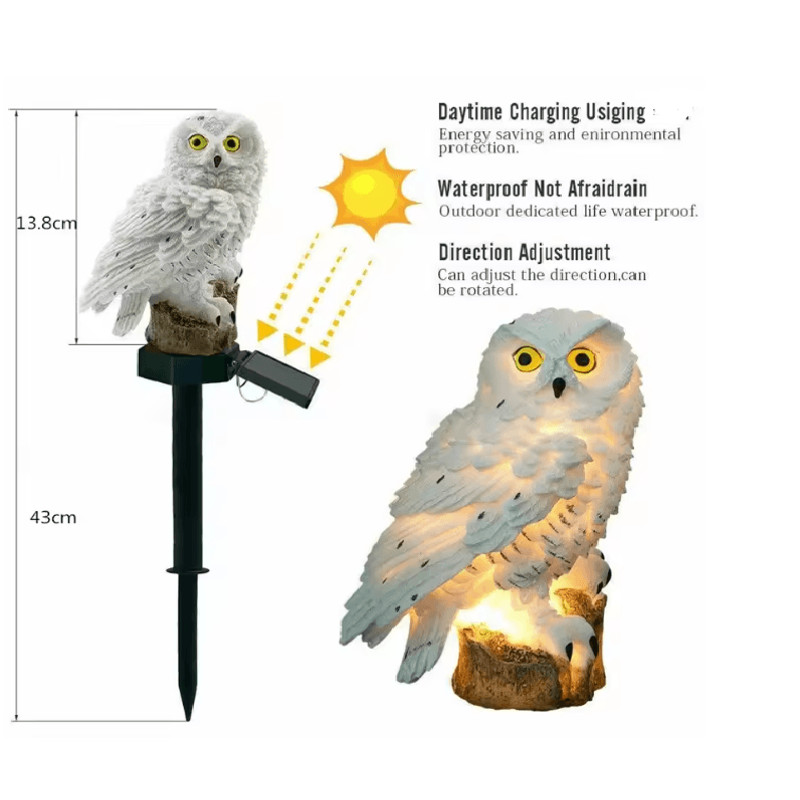SolarOwl Decorative Solar Garden Light Outdoor Waterproof Lamp 2