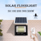 SolarBright 500W Outdoor LED Floodlight With Remote And Solar Panel 0