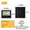SolarBright 500W Outdoor LED Floodlight With Remote And Solar Panel 4