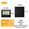 SolarBright 500W Outdoor LED Floodlight With Remote And Solar Panel 6