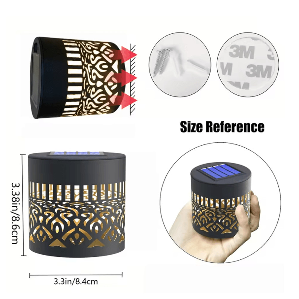 LumiBloom Solar Hanging Garden Light Outdoor Waterproof Decorative Lamp 1