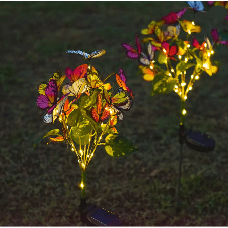 LumiWings Solar Butterfly Flower Garden Light Outdoor Decorative Lamp 4