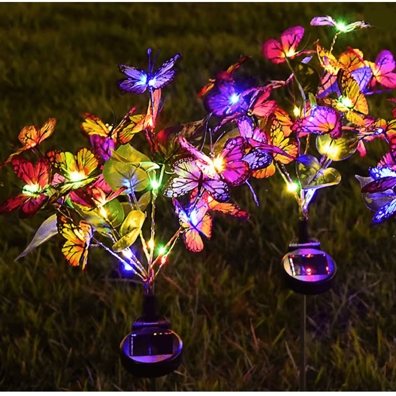 LumiWings Solar Butterfly Flower Garden Light Outdoor Decorative Lamp 5