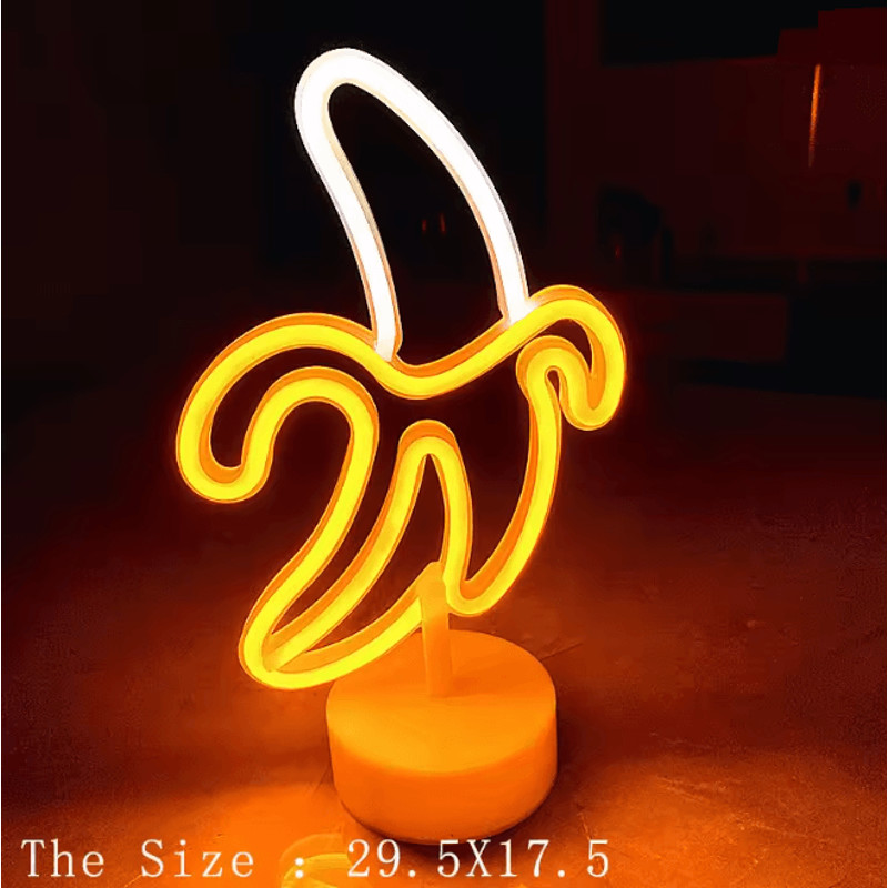 GlowBanana LED Neon Wall Light For Bedroom And Decor 4