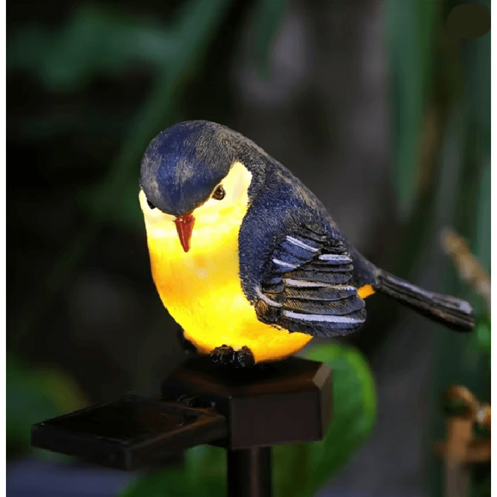 LumiBird Solar Resin Bird Garden Light Outdoor Lawn Decoration 0