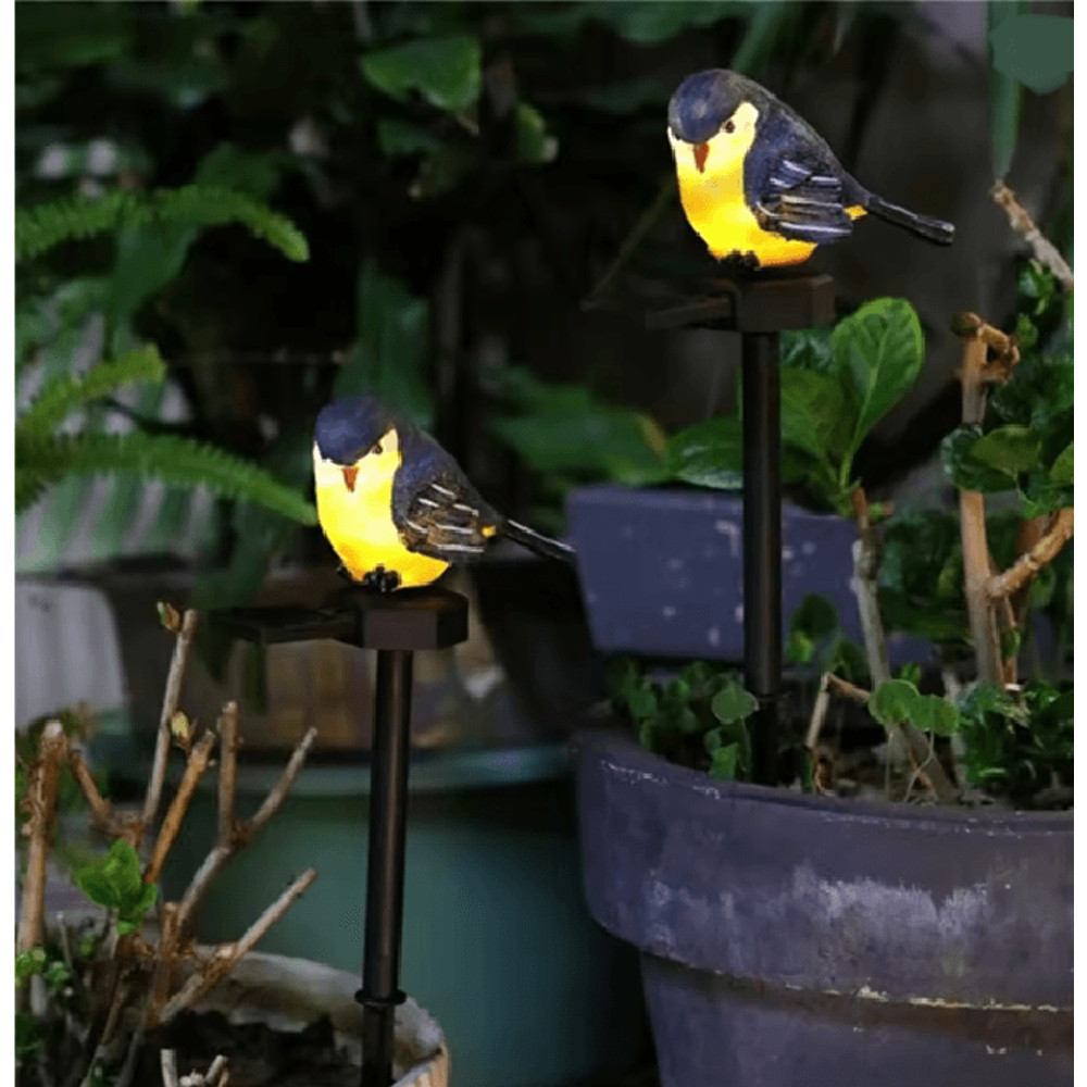 LumiBird Solar Resin Bird Garden Light Outdoor Lawn Decoration 1