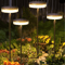 BreezeGlow Solar Swaying Pathway Lights Outdoor Waterproof Set 4