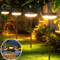 BreezeGlow Solar Swaying Pathway Lights Outdoor Waterproof Set 1