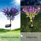 GardenGlow Lavender Butterfly Solar Stakes Yard Lights 1
