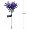 GardenGlow Lavender Butterfly Solar Stakes Yard Lights 3