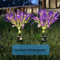 GardenGlow Lavender Butterfly Solar Stakes Yard Lights 4