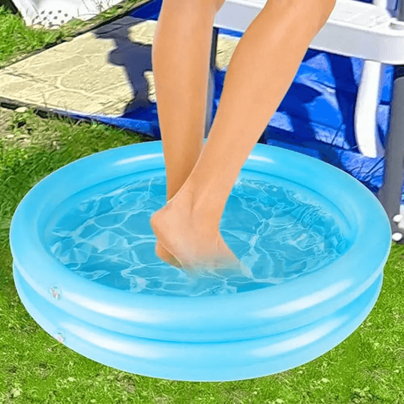 AquaRest Portable Inflatable Foot Basin Collapsible Foot Soaking Bath For Pool Beach And Travel 1
