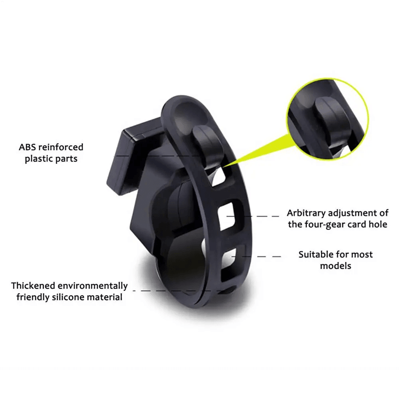 FlexMount Silicone Bike Light Strap Adjustable Tail Light Holder For Secure Cycling Visibility 3